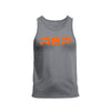 Heather Aluminum/Orange
