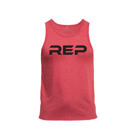 Men's Daily Driver Tri-Blend Tank in Heather Red