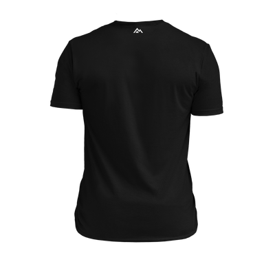 The REP Fitness Rise Tri-Blend Crew T-Shirt in Heather Black/Blue back