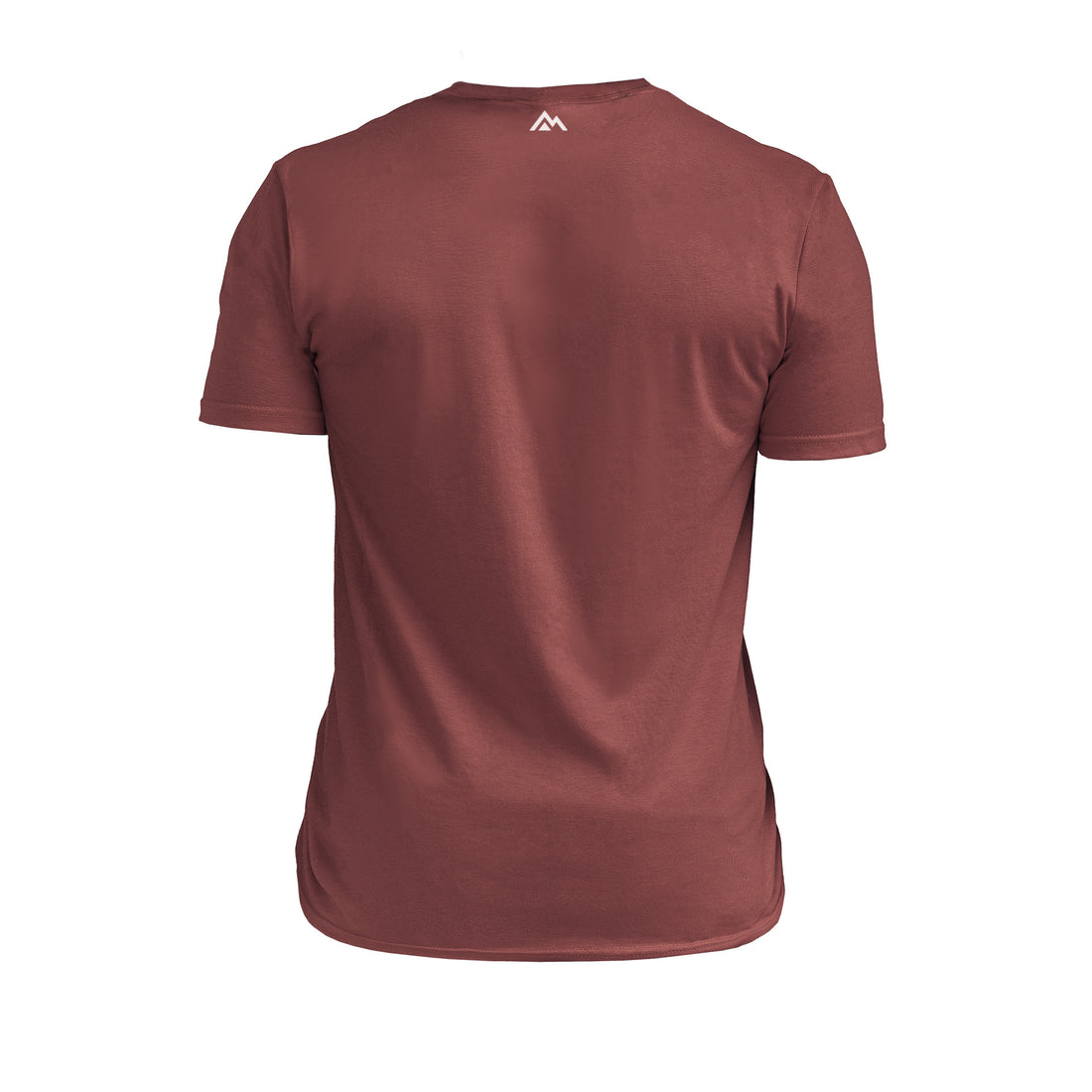 The REP Fitness Rise Tri-Blend Crew T-Shirt in Heather Maroon/Blue back
