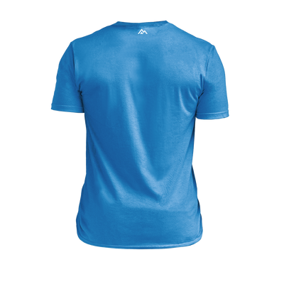The REP Fitness Rise Tri-Blend Crew T-Shirt in Heather Royal/Blue back