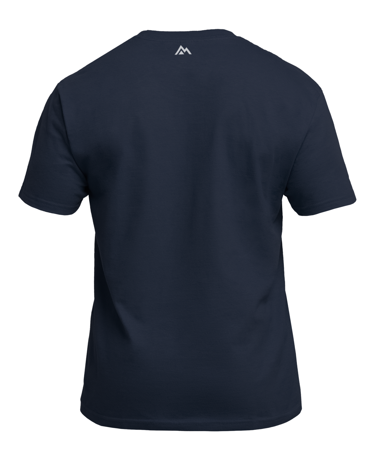 The REP Fitness Men's Bulk Up Heavyweight Crew T-Shirt in Navy/White back