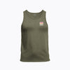 Heather Olive/Red