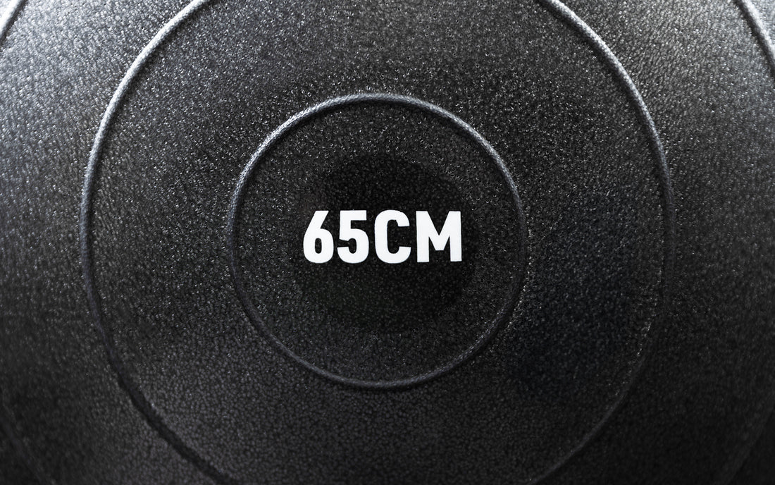 65cm diameter label on the Physioball