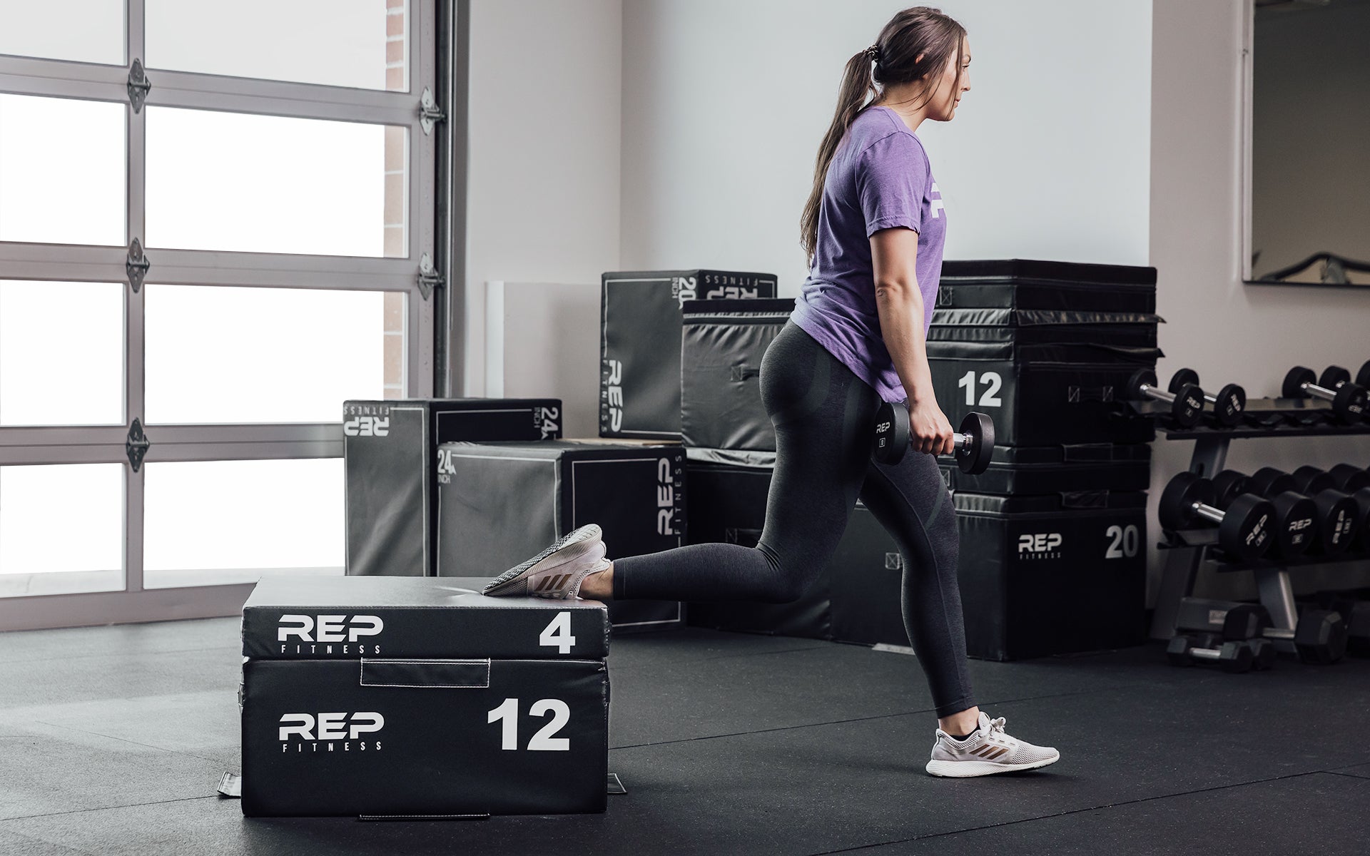 Stackable Soft Foam Plyo Box, REP Fitness