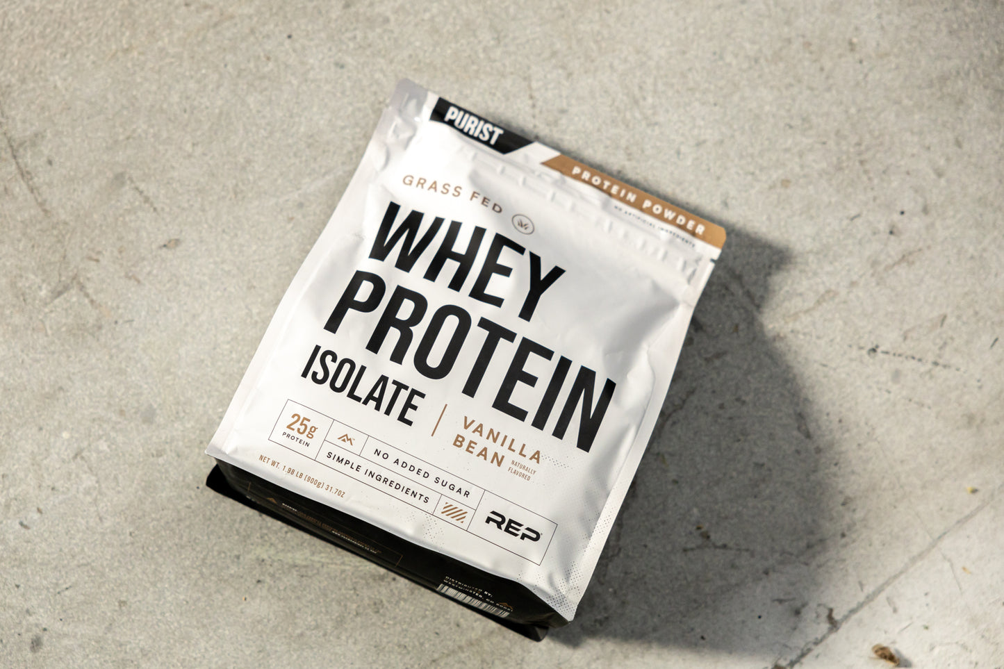 Purist Protein Powder Vanilla Bean Grass Fed Whey Protein Isolate 2lb