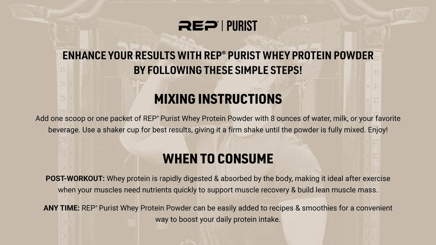 Purist™ Whey Protein Powder