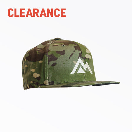 Studio shot: The REP Mountain Cap in Multicam on a white background