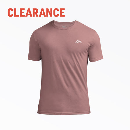 Studio shot: The REP Men's Peak Tri-Blend Crew T-Shirt in Lavendar