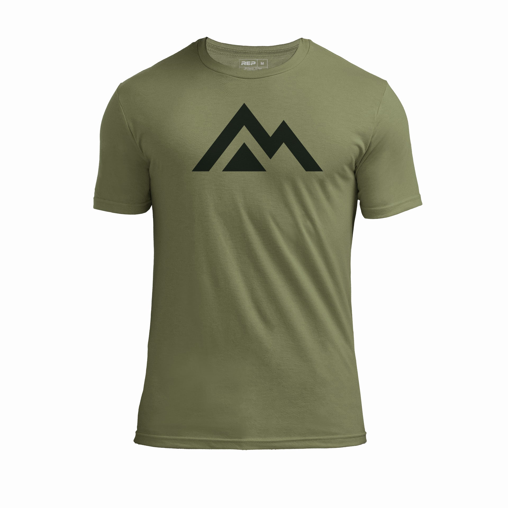 Olive Icon Tri Blend Crew T-Shirt