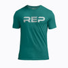 Heather Teal/White