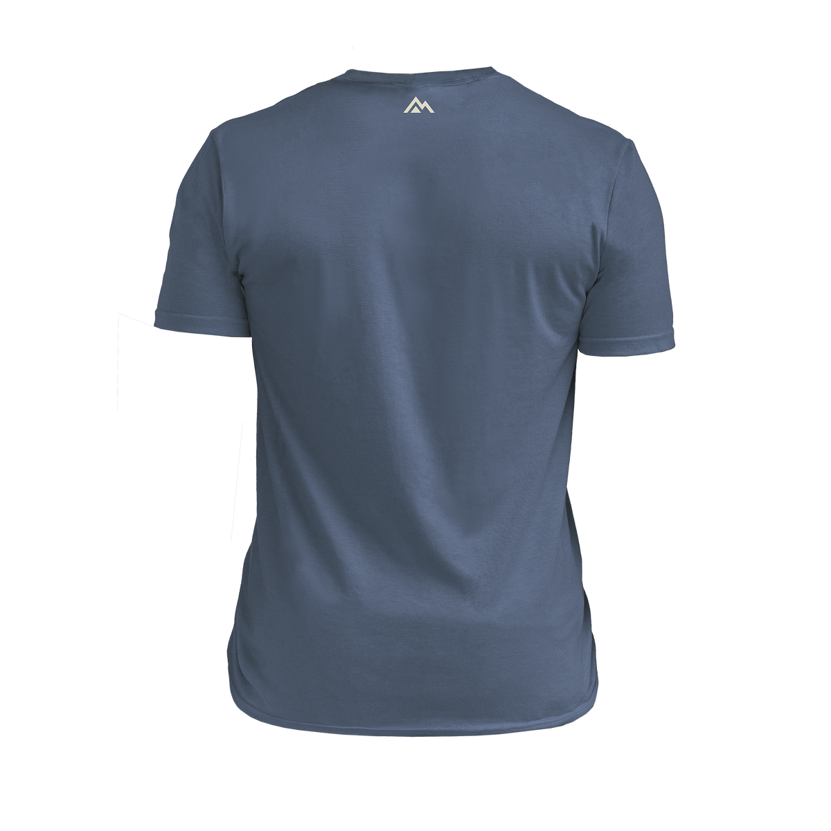 The REP Fitness Men's Daily Driver 2.0 USA Tri-Blend Crew T-Shirt in Heather Navy/White back