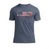 Heather Navy/White