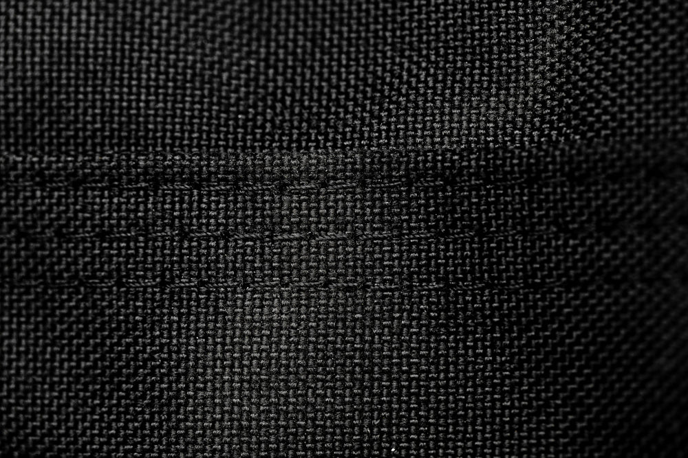 Close-up of black fabric texture