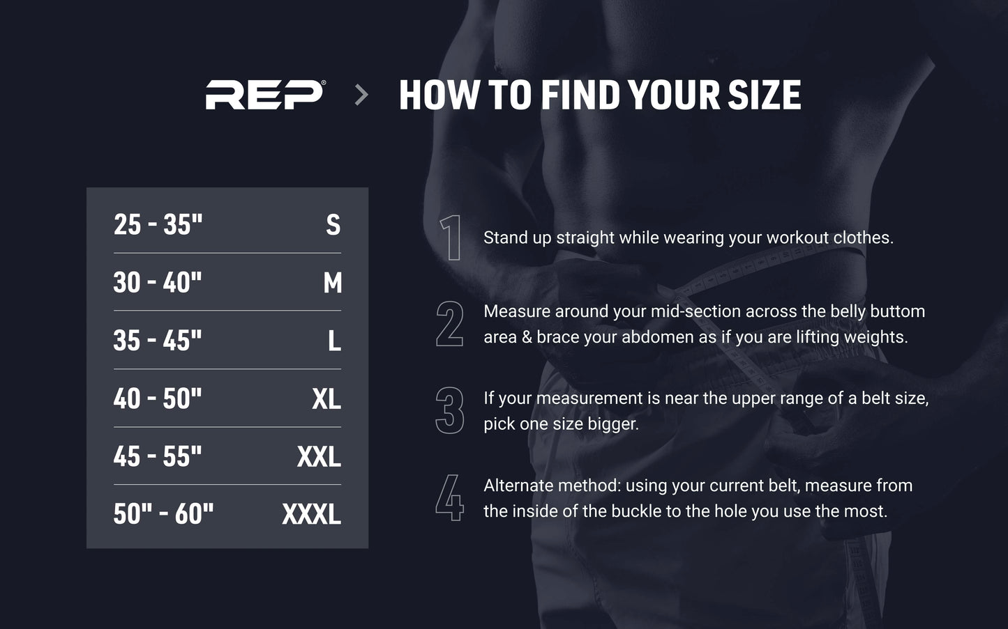 REP® USA Premium Leather Lifting Belt