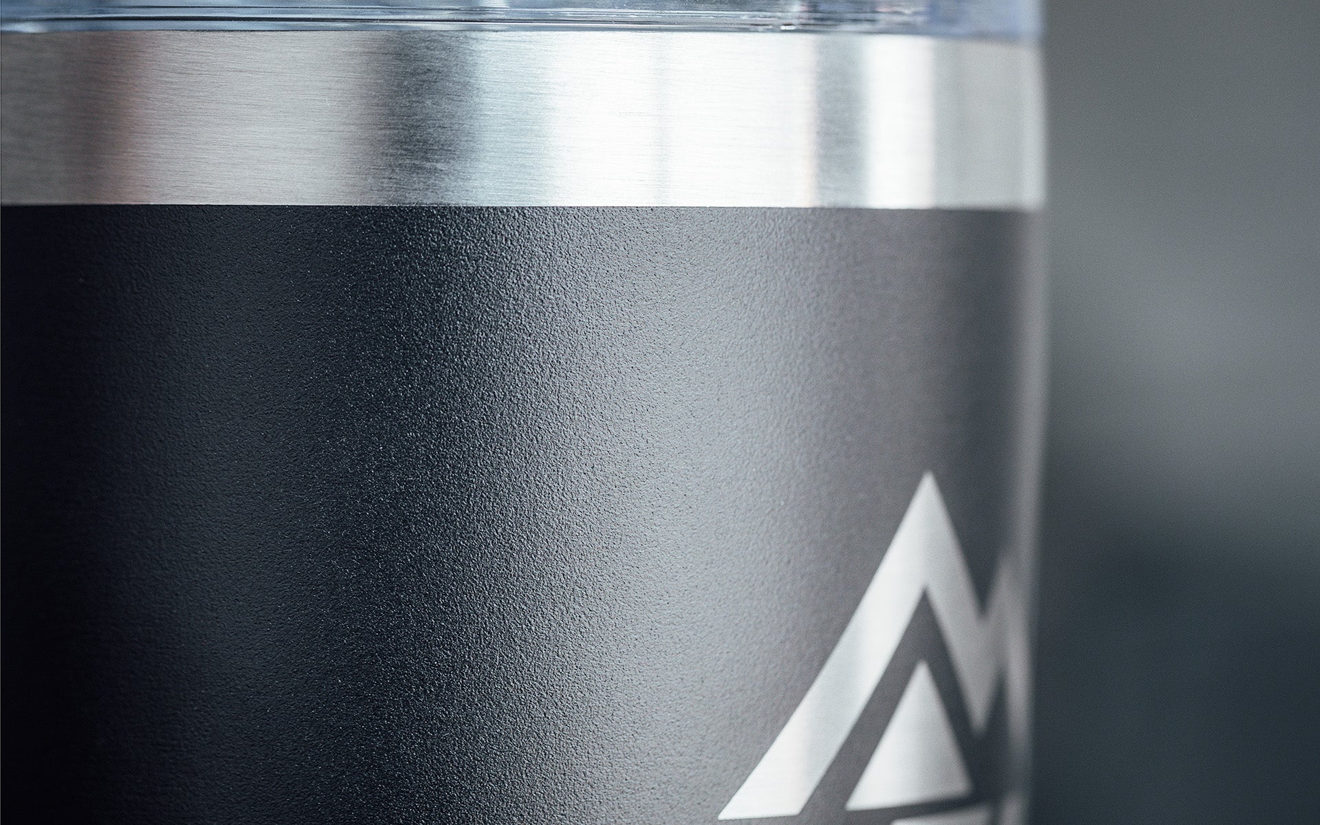 REP Tumbler - close up of Stainless steel and tumbler finish