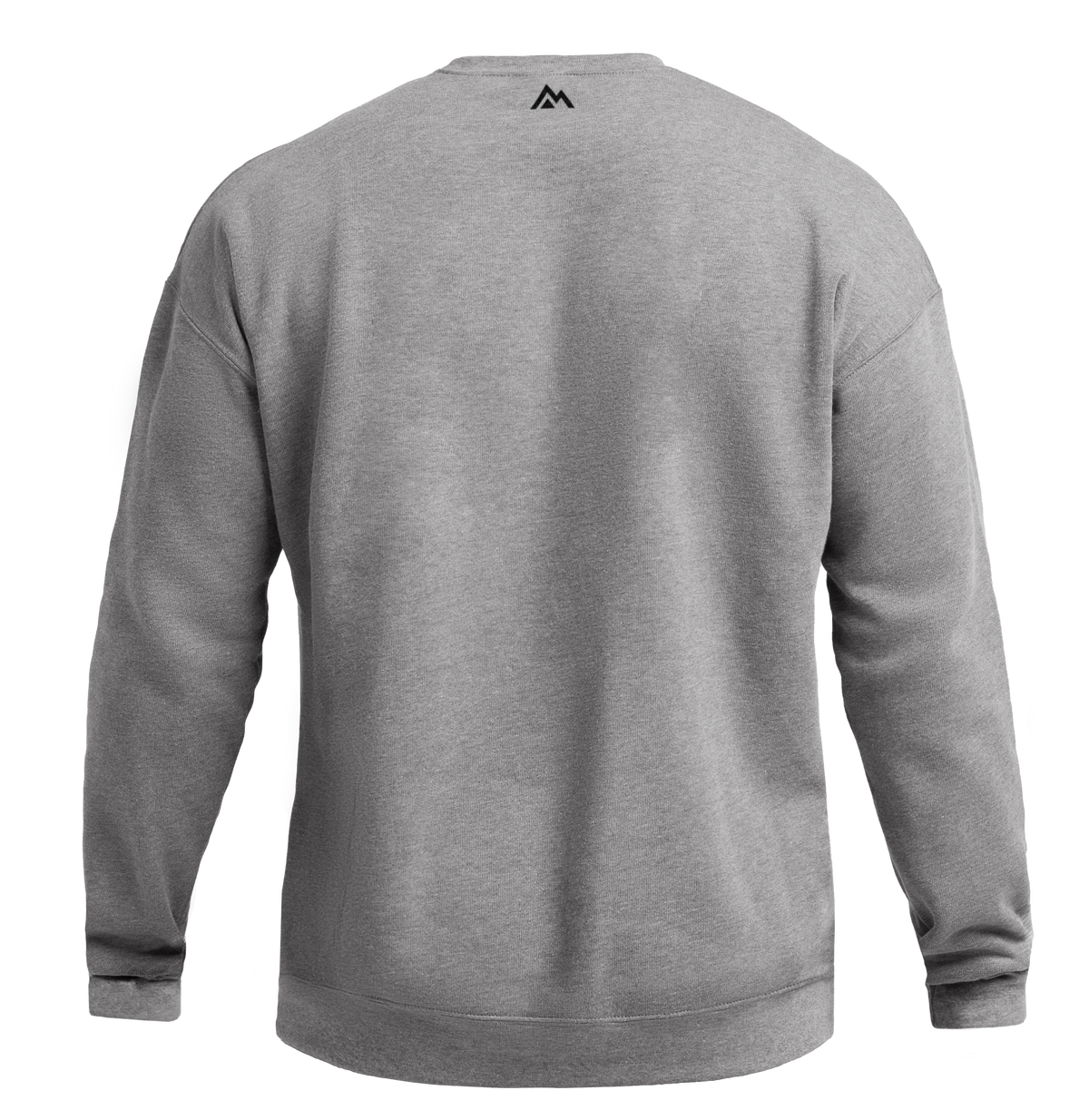 The REP Fitness Unisex Daily Driver Crewneck Sweatshirt in Heather Gray/Black back