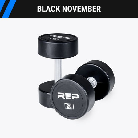 Pair of REP 20kg Urethane Dumbbells