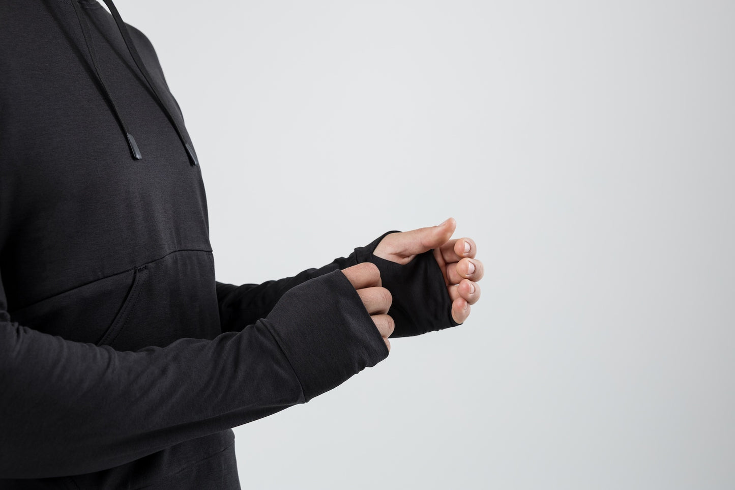 Women's Vellus Hoodie in Heather Black