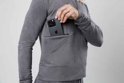 Women's Vellus Hoodie in Heather Cool Gray