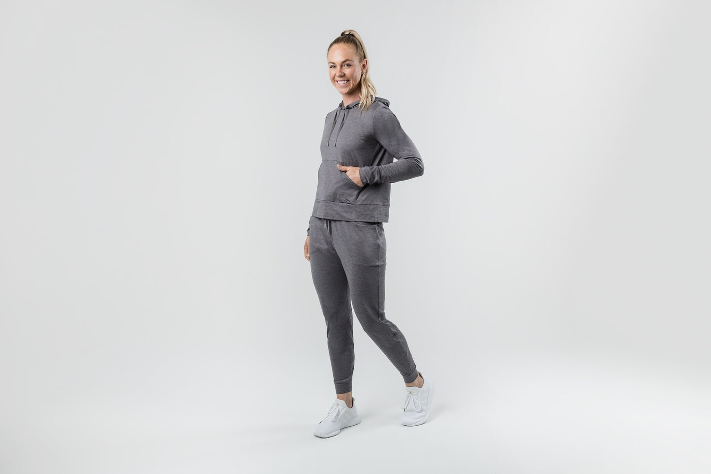 Women's Vellus Hoodie in Heather Cool Gray