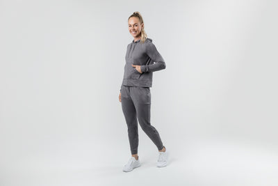 Women's Vellus Hoodie in Heather Cool Gray