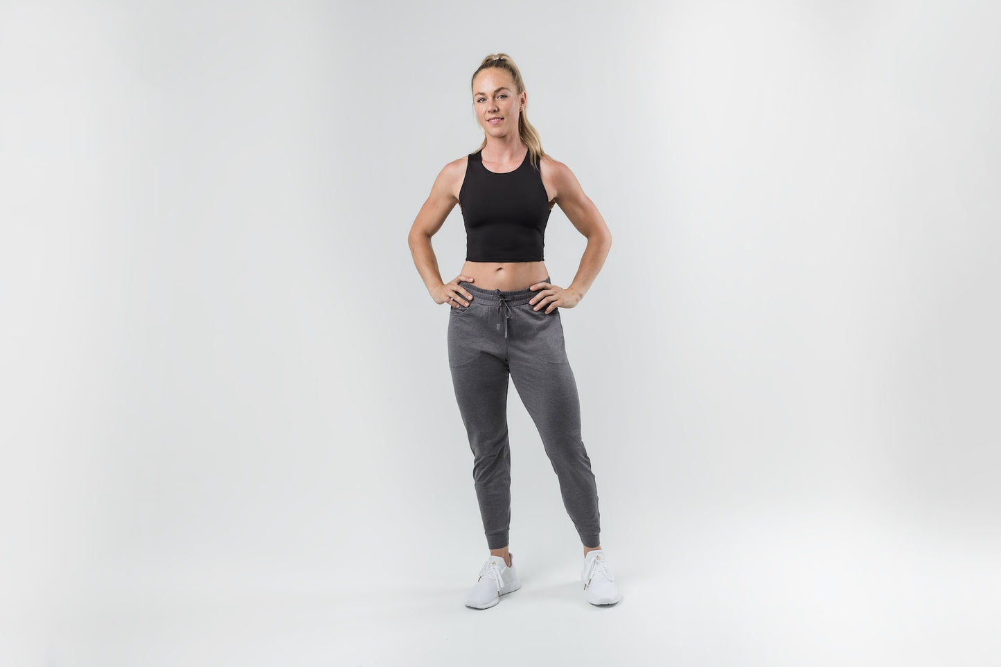 Women's Vellus Jogger in Heather Cool Gray