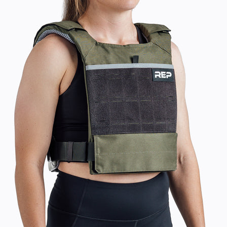 Olive Strata Weight Vest