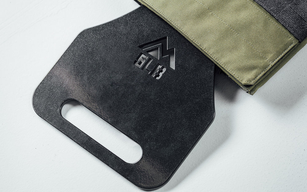 5lb Strata Weight Vest Plate going in to the Strata Weight Vest