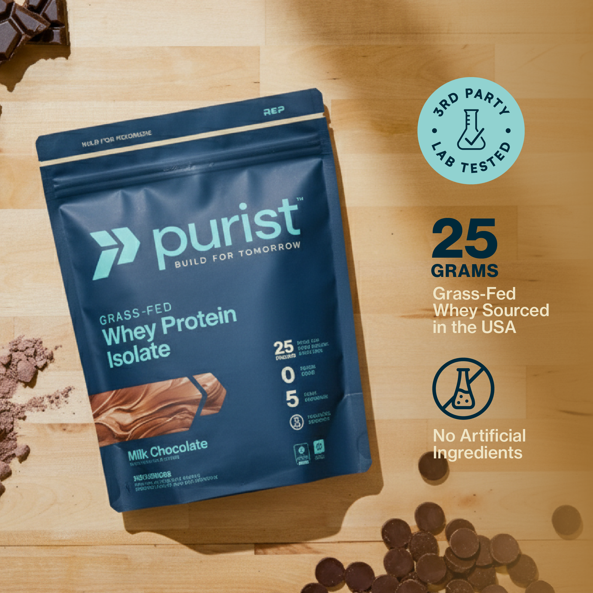 Purist® Grass-Fed Whey Protein Powder – REP Fitness