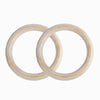 Studio-shot of the 1.11inch REP Competition Gymnastic Wood Rings