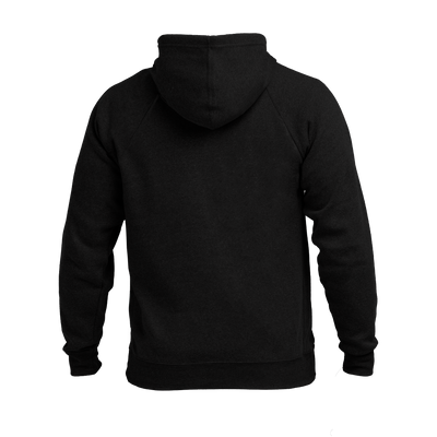 The REP Fitness Unisex Zip Hoodie in Black/White back
