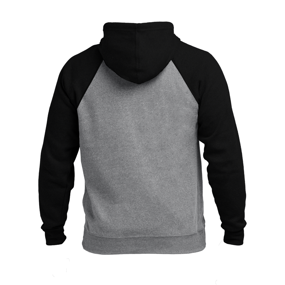 The REP Fitness Unisex Zip Hoodie in Heather Gunmetal/Black back
