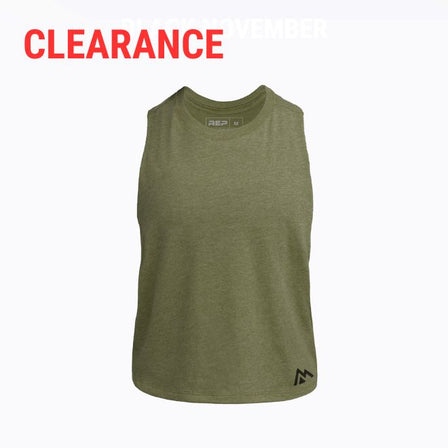 Women's Peak Cropped Dual-Blend Tank