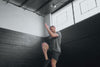 Video of an athlete doing body weight jumping exercises in REP's Apollo shorts.