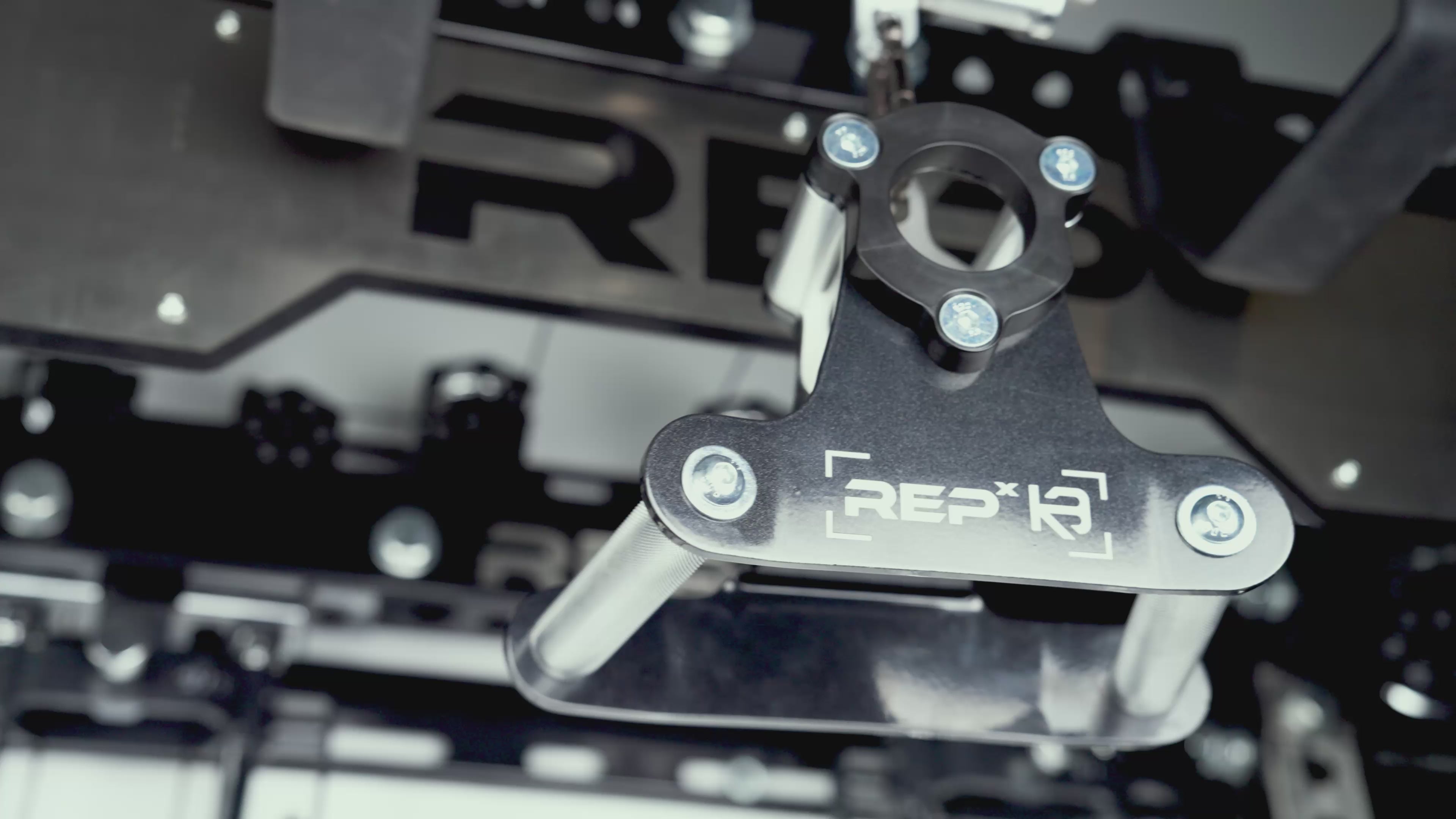 REP® x Kleva Built® Angled Atlas™ Close-Grip Cable and Landmine Attachment