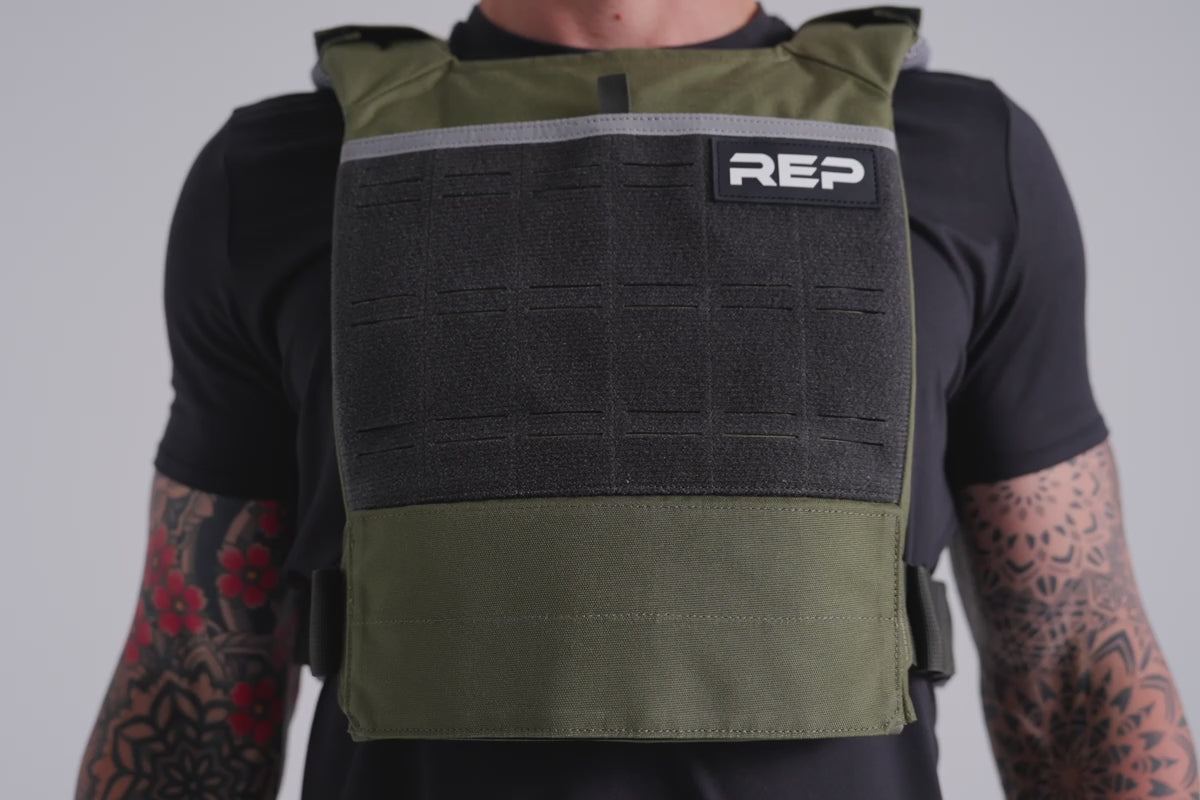 video showing how secure the Strata Weight Vest is during dynamic movements