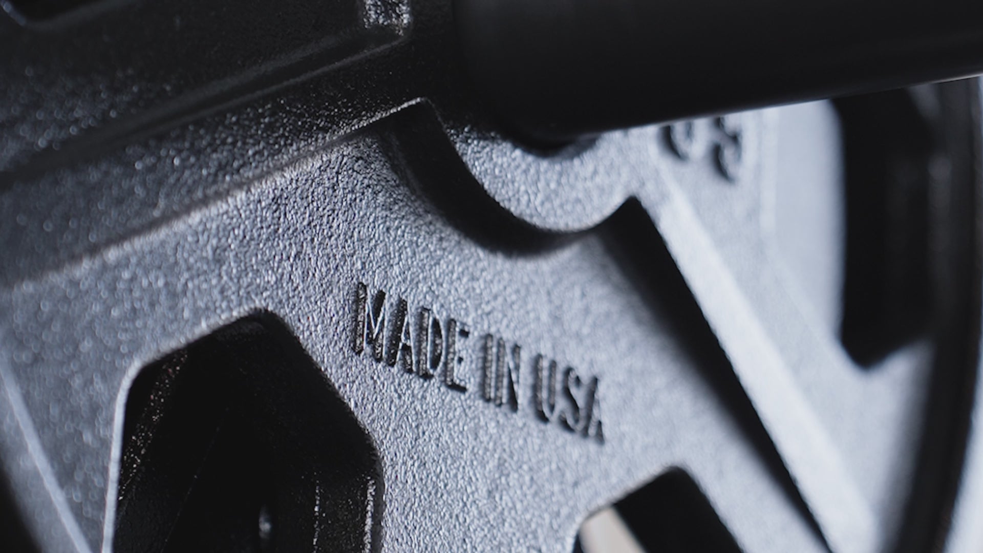 Short video close-up of the "Made in USA" text.