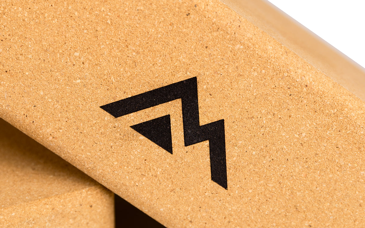 up close of rep mountain logo on blocks