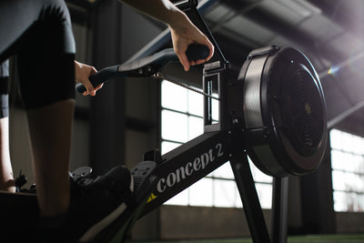 Concept2 Row Erg Close Up of Ergonomic Handles
