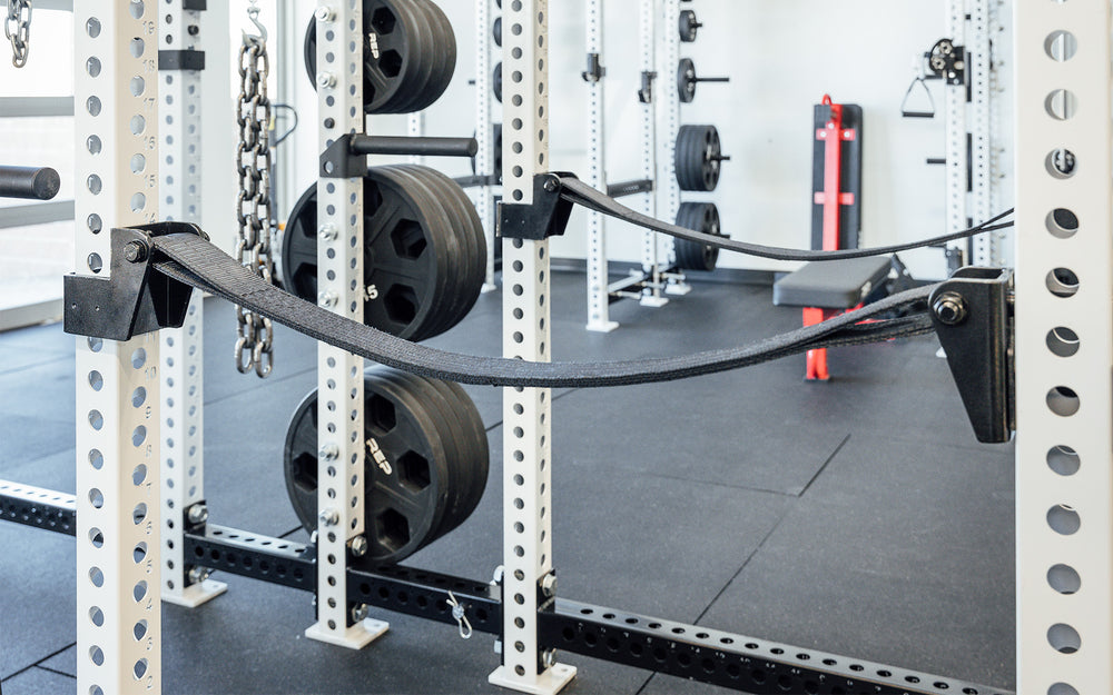 5000 Series Strap Safeties 2.0 on PR-5000 Power Rack