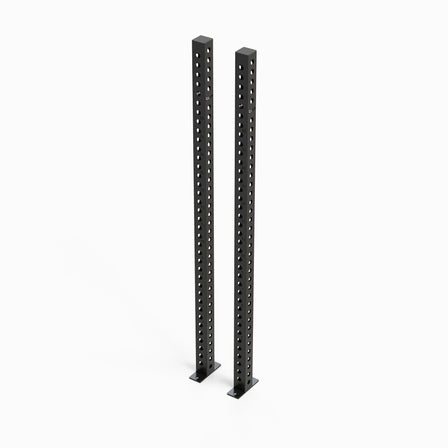 Omni Rack Uprights 80" Metallic Black Pair