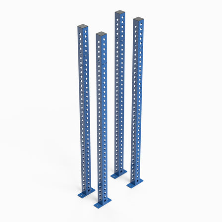 Omni Rack Uprights 80" Blue Set of Four