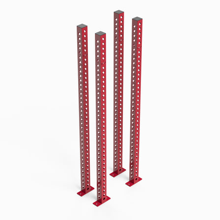 Apollo Rack Uprights 80" Red Set of Four