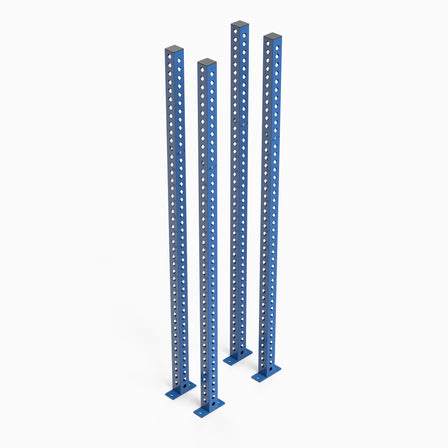 Apollo Rack Uprights 93" Blue Set of Four