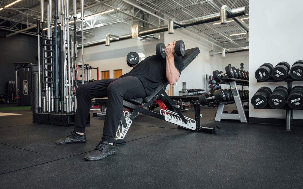 Curls on AB-5200 2.0 bench