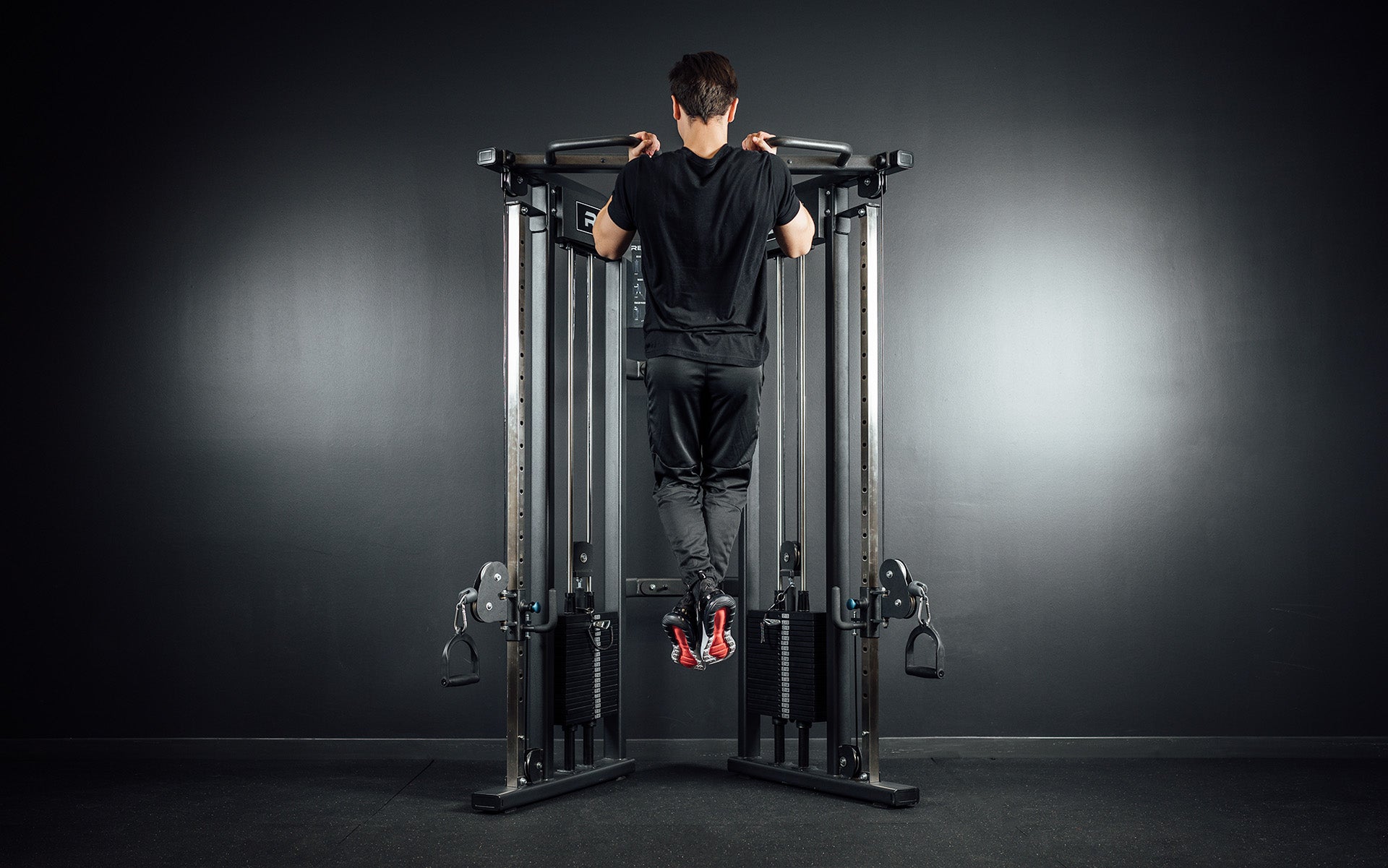 FT-3000 Compact Functional Trainer 2.0 Being Used For Pull-Ups