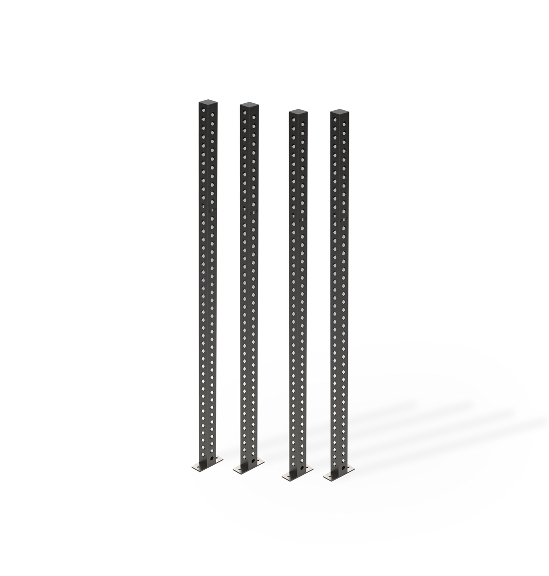 Apollo Rack Uprights 93" Clear Coat Set of Four