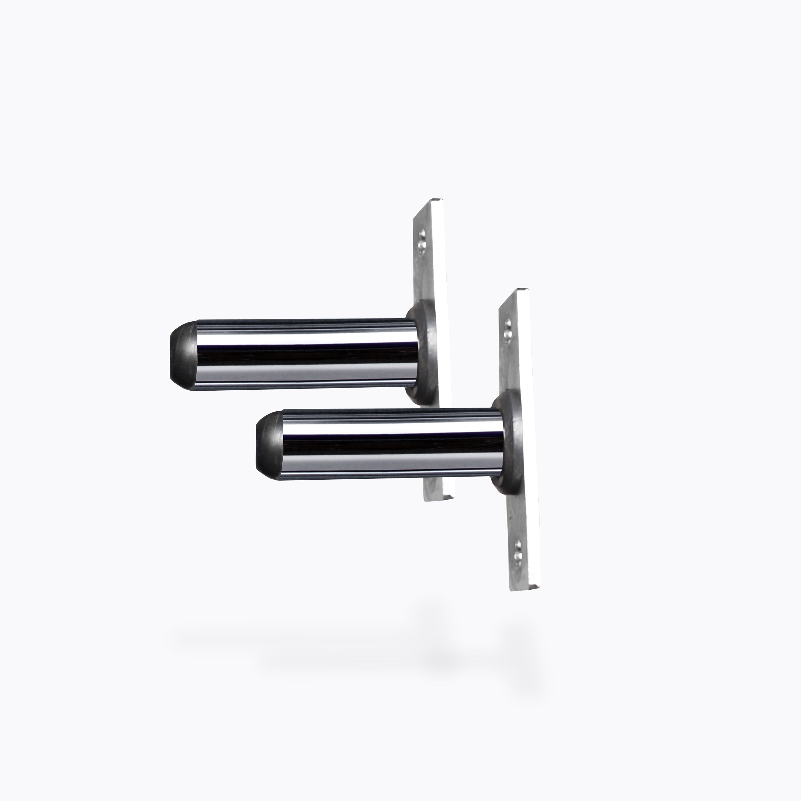 Rugged Fitness Power Rack Weight Horn – Compatible With Y200/Y220 Racks, Pull-Pin Adjustable, Holds Bumper & Olympic Plates