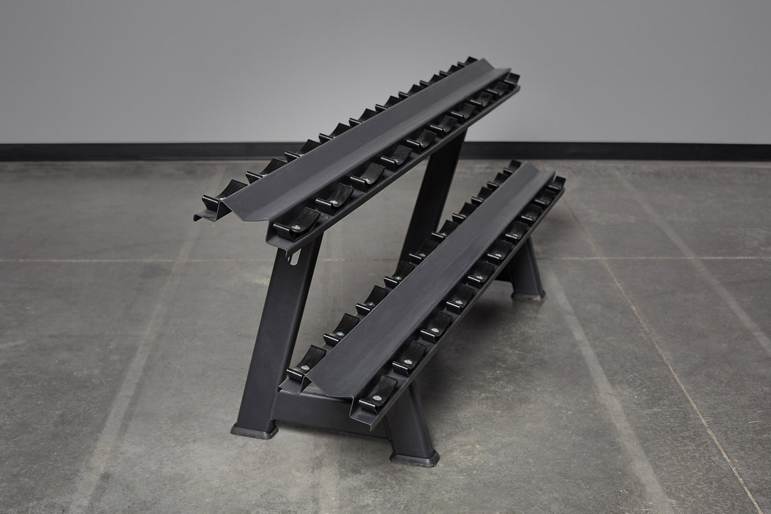 Repforce Dumbbell Racks Victory 2-Tier Dumbbell Rack | REP Fitness